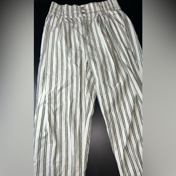 Urban Outfitters Pants - Urban Outfitters Striped Cotton & Linen Blend Women’s Pants size Medium EUC